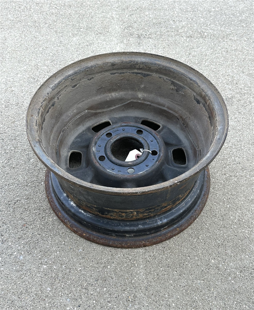 Chevelle and Nova Rally Wheel, 6 Hole 14 X 7, GM Used, Angle 3