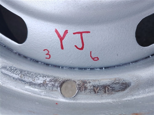 1969 - 1970 Nova 14 X 7 YJ Coded Chevy Rally Wheel Rim, Used GM Each, Angle 2