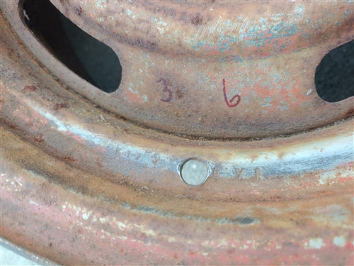 1969 - 1970 Nova 14 X 7 YJ Coded Chevy Rally Wheel Rim, Used GM Each, Angle 7