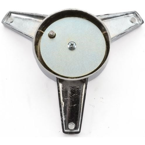 Cragar Chrome S/S Vintage Spinner Replacement Center Caps, PAIR, Angle 2