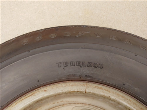 Goodyear Speedway Wide Tread Polyglas NON DOT Redline Tire and Rallye Wheel, Angle 10
