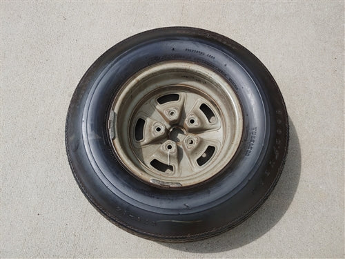 Goodyear Speedway Wide Tread Polyglas NON DOT Redline Tire and Rallye Wheel, Angle 7