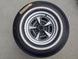 Uniroyal Glasbelt Fastrak Belted White Wall Tire and Rallye Wheel Combo, Used Vintage GM
