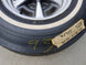 Uniroyal Glasbelt Fastrak Belted White Wall Tire and Rallye Wheel Combo, Used Vintage GM, Angle 5