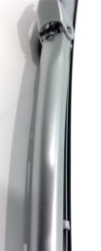 OE Style Brushed Finish 15" Windshield Wiper Blade, Each, Angle 2