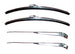 Windshield Wiper Arms and Blades Kit, Brushed Finish