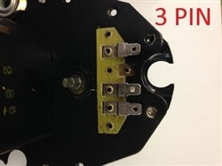1966 - 1967 Chevelle NEW Windshield Wiper Motor Assembly, 3 Pin, Angle 2
