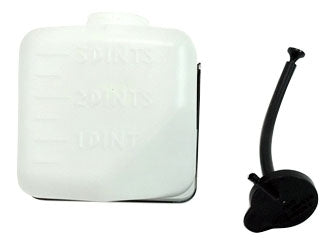 1962 - 1970 Windshield Washer Fluid Reservoir Bottle Jar and Bracket Kit, Angle 2