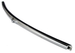 OE Style 16" Windshield Wiper Blade, Brushed Finish for NON-Hidden Wipers, Each