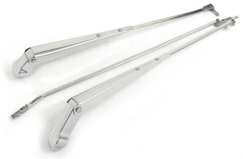 1968 - 1972 Chevelle POLISHED Finish Windshield Wiper Arms LH an RH, Hidden Concealed