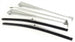 1968 - 1972 Chevelle OE Style BRUSHED FINISH Windshield Wiper Arms and Blades, Set