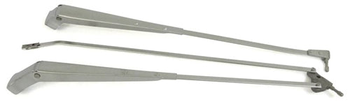 1968 - 1972 Chevelle BRUSHED Finish Windshield Wiper Arms, Concealed, Angle 2