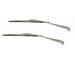 Windshield Wiper Arms and Blades Kit, Stainless Finish