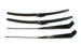 Windshield Wiper Arms and Blades Kit, Custom Black Finish