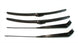 Windshield Wiper Arms and Blades Kit, Custom Black Finish