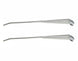 Windshield Wiper Arms, Stainless Steel, Pair