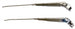 Windshield Wiper Arms, Stainless Steel, Pair, Angle 3