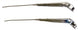 Windshield Wiper Arms, Stainless Steel, Pair, Angle 3