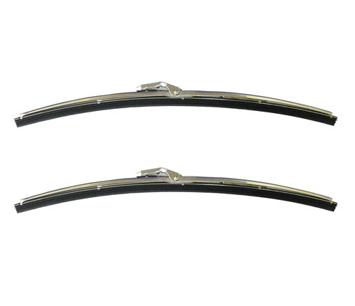 15" Stainless Steel Windshield Wiper Blades, OE Style Pair