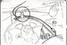 1968 - 1972 Firewall Wiring Harness "J" Clip Support Strap, Angle 2