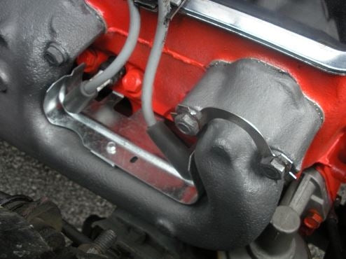 Spark Plug Wire Heat Shield (Small Block), Set, Angle 2