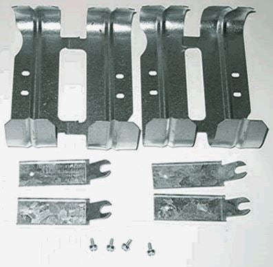 Spark Plug Wire Heat Shield (Small Block), Set, Angle 3