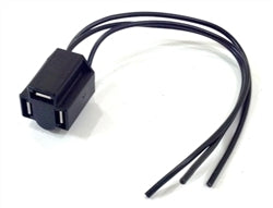 Front Headlight Wiring Harness Pigtail Plug Connector, 3 Terminal