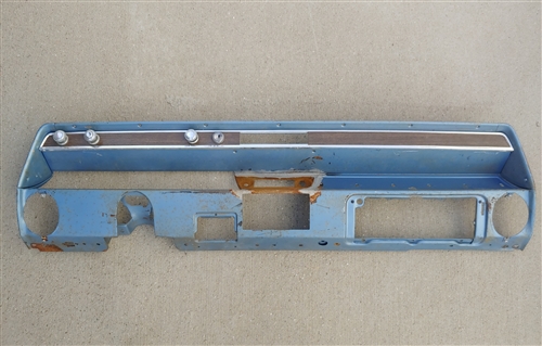 1967 Chevelle Dash Metal Frame Assembly, With AC Used GM